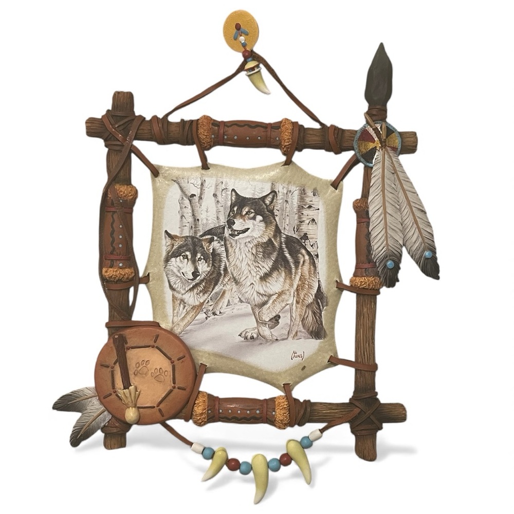 Bradford Exchange Wall Plaque limited-Edition Native American-Inspired Style New - Picture 11 of 11